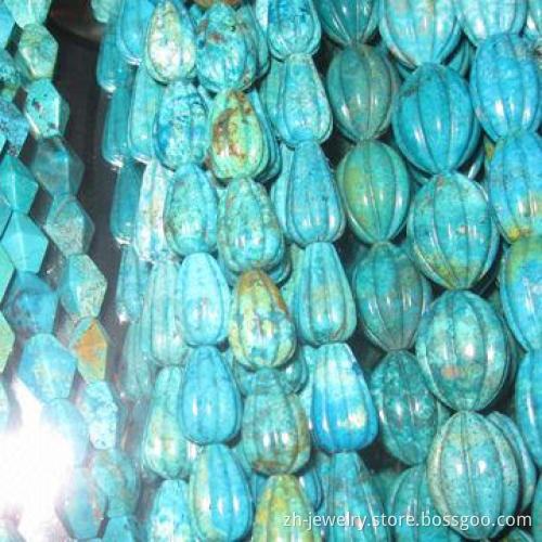 Turquoise Faceted Beads, 100% Natural, Different Sizes (2 to 100mm) Shapes and Styles are Available